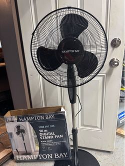 Brand New Hampton Bay 16” Pedestal Fan 3 Speed. Must Pickup