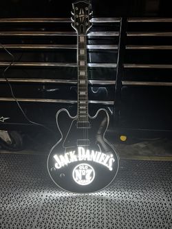 Jack Daniels LED Guitar Sign Very Rare