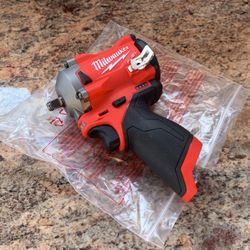 Milwaukee M12 FUEL 12-Volt Lithium-Ion Brushless Cordless Stubby 3/8 in. Impact Wrench (Tool-Only)