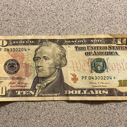 Ten Dollar Star ⭐️ Note😎