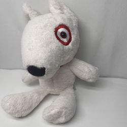 Target White Plush Dog