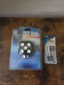 Black DICE SHIFT KNOB & Door Car Lock Knobs Hardware