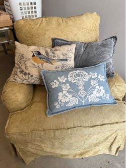 FREE Chair and throw pillows