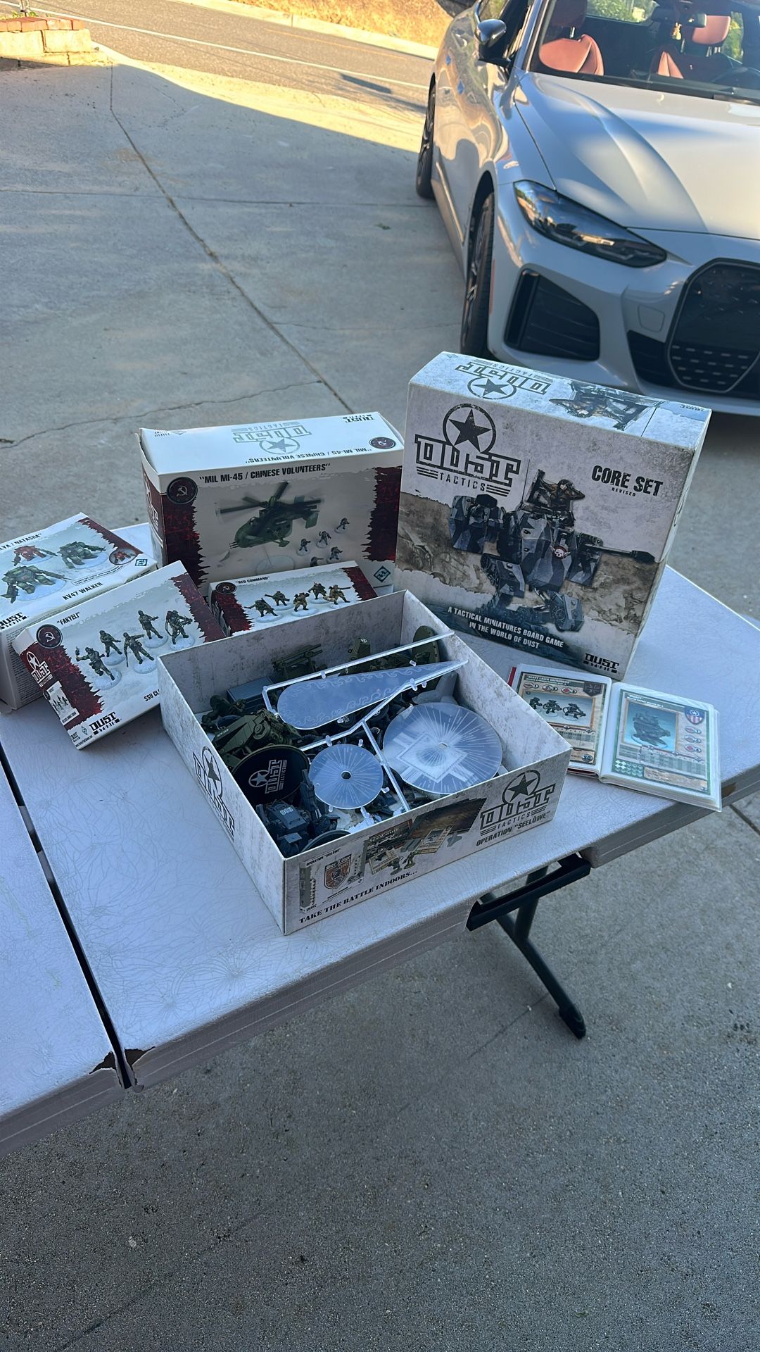 Dust Tactics Board Game War Core Set And Extras