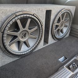 Sup You Guys I Got 2 15inch Kicker CompVX  Brand New! For Sale 2000W Max Per Subwoofer $580 OBO