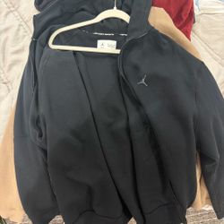 Jordan Sport Full-Zip Black Hoodie