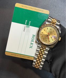 🔸MINT: 116263 Datejust 36mm Turn O Graph "Thunderbird" Champagne Index Super Jubilee 🔸 🔸2018 🔸w+c 🔸7 screws