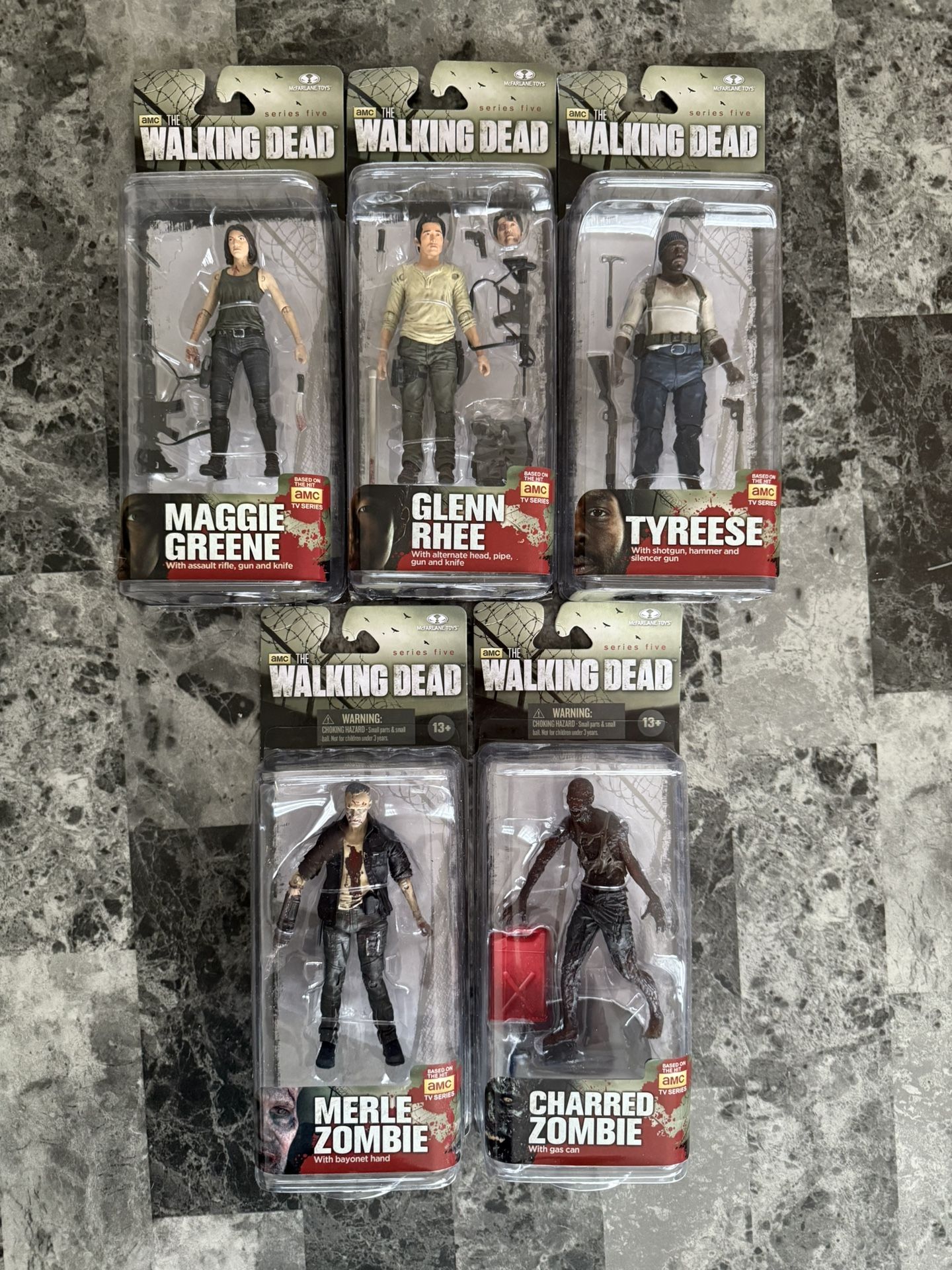 The Walking Dead Series 5 Set Lot of Action Figures