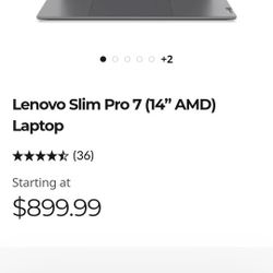 Lenovo Slim Pro 7 (14” AMD) Laptop