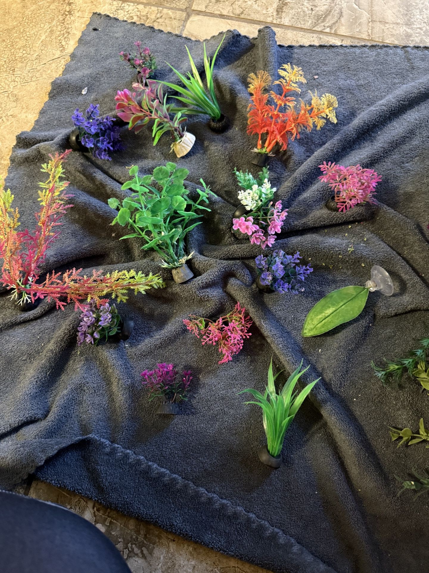 Fish Tank Fake Plants 