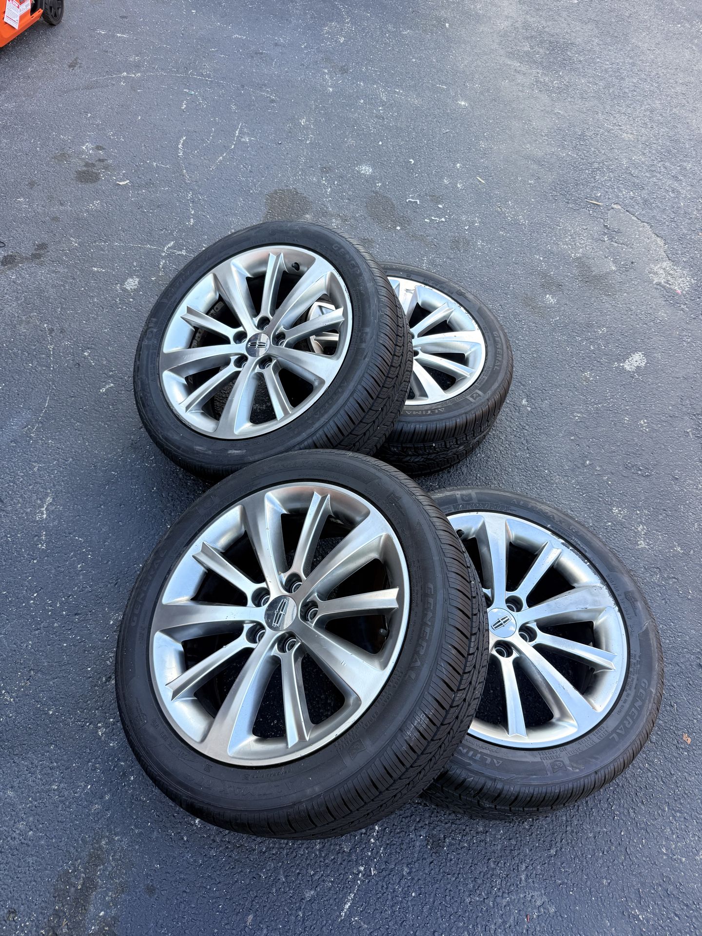 19" Lincoln MKS Bright Chrome wheels rims Factory OEM 2009-2016