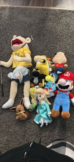 Plush And Puppet Lot
