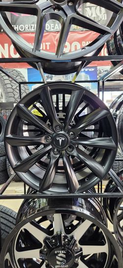 TESLA 18 INCH WHEELS WITH TIRES BRAND NEW