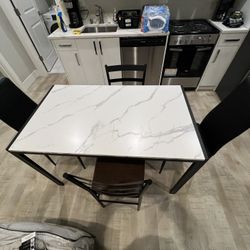 Marble Table With Chairs