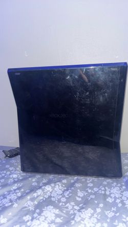 Microsoft XBOX 360 S Console Black Glossy No Cables TESTED WORKING