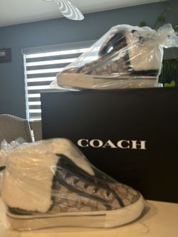 New coach high top platform shoes