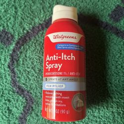 Walgreens Anti itch Spray