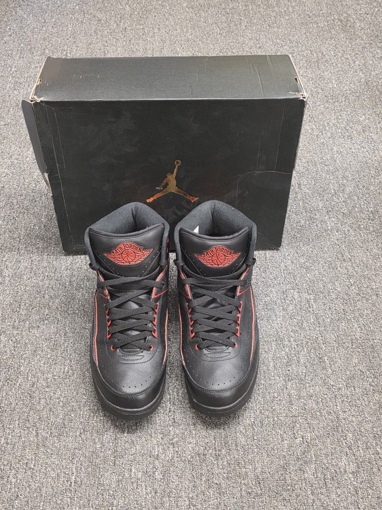 Nike Air Jordan 2 Retro OG “Alternate 87 /Black Red” 834274-001 Men’s 13