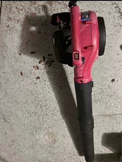 Pink Gas-Powered Leaf Blower