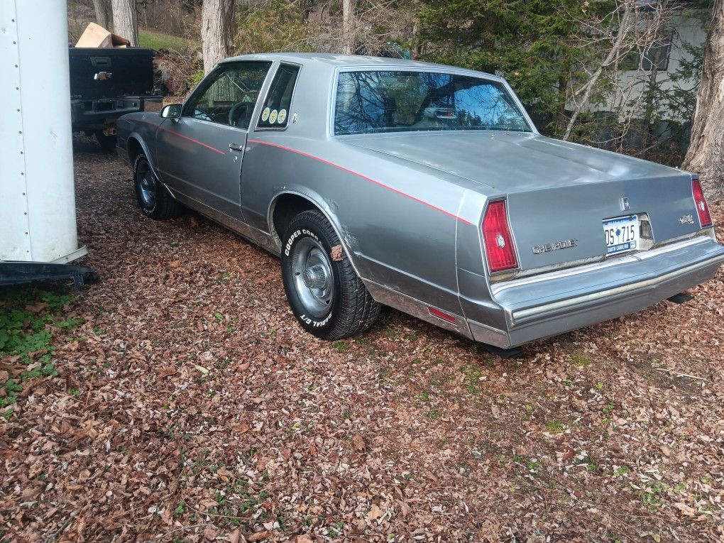 1986 Chevy Monty Carlo Starts Runs Drives Stops 