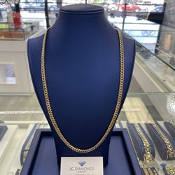 Chain Cubanlink 1ok Solid Gold 28 Inch By 8,5 Mm Wide 