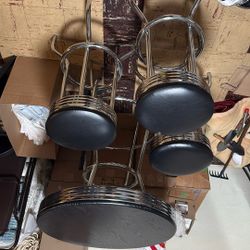 High top chair and table