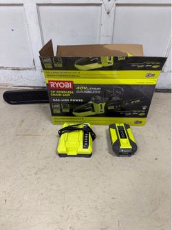 Ryobi Chainsaw 14” Blade Cordless