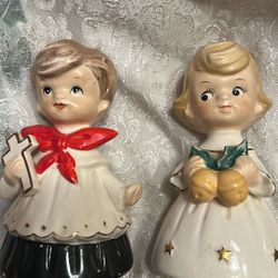 Vintage Christmas Figures From Japan 