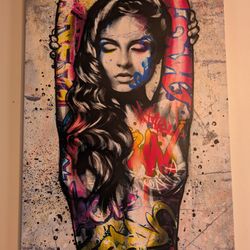 Graffiti Girl painting