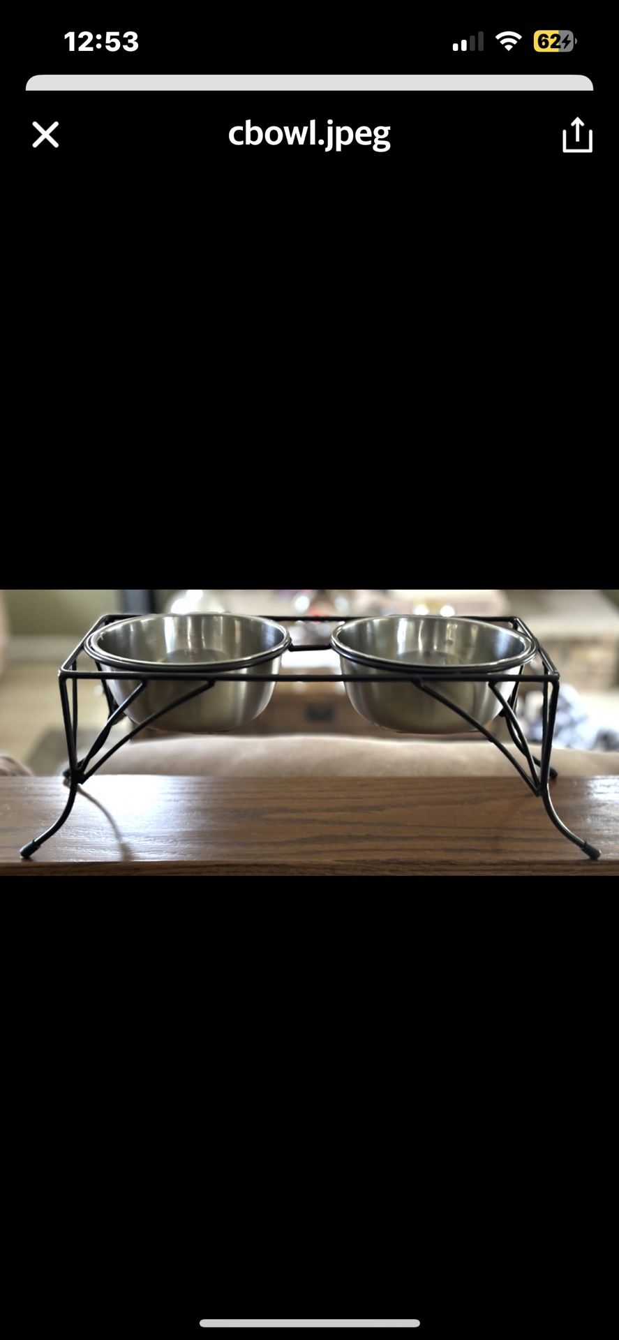 Small Dog/ Cat Bowls With Stand