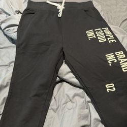 purple brand p407 history joggers size small 