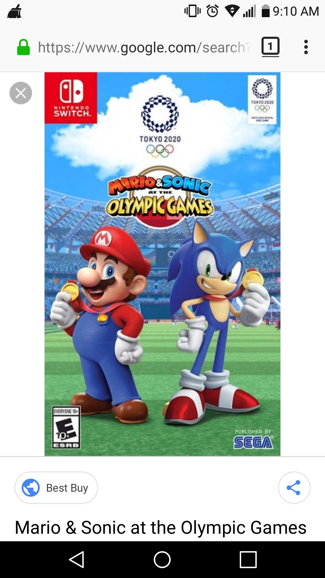 Mario sonic Olympics