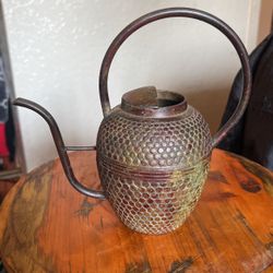 Vtg Pier 1 Heavy Copper Tea Kettle