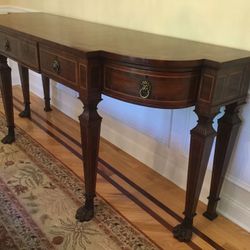 Console Table - Solid Mahogany- One of a kind piece