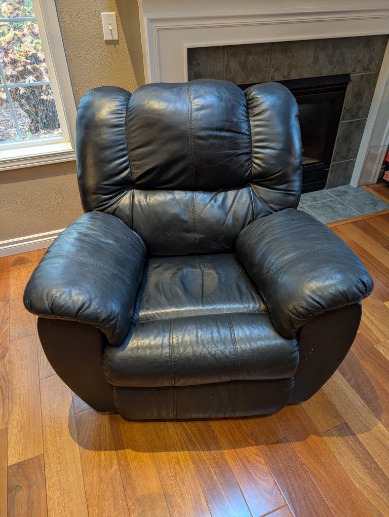 Black Leather Recliner