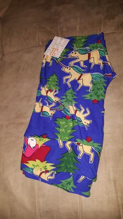 Lularoe holiday capsule **UNICORNS** HTF LEGGINGS TC