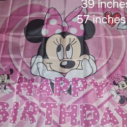 Minnie Mouse Backdrop 