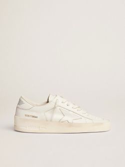 GOLDEN GOOSE - Women's Stardan in total white leather