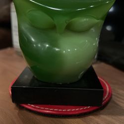 Wony Jade Lucite Owl