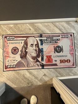 NEW Large Money Rug