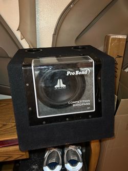JL AUDIO W3 SUBWOOFER 10”INCH & PRO BEND COMPETITION BANDPASS BOX  PORTED