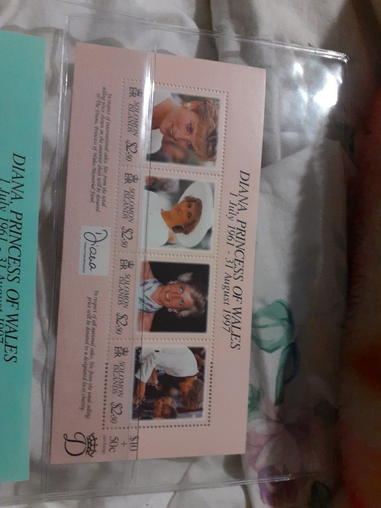 Set Of Princes Diana Of Wales 3 Sets Total With Certificates