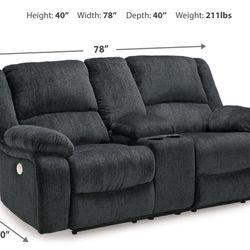 Power Recliner Loveseat And Armchair 