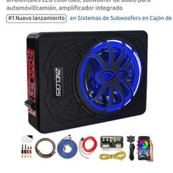 Subwofer De 10 Pulgadas Y 1200 W Con Luces 