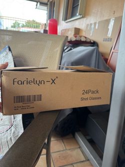 MISSING TWO!!!! Farielyn-X 24-Pack Shot Glasses