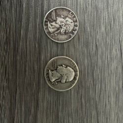 U.S. Silver Quarters 1950 & 1964