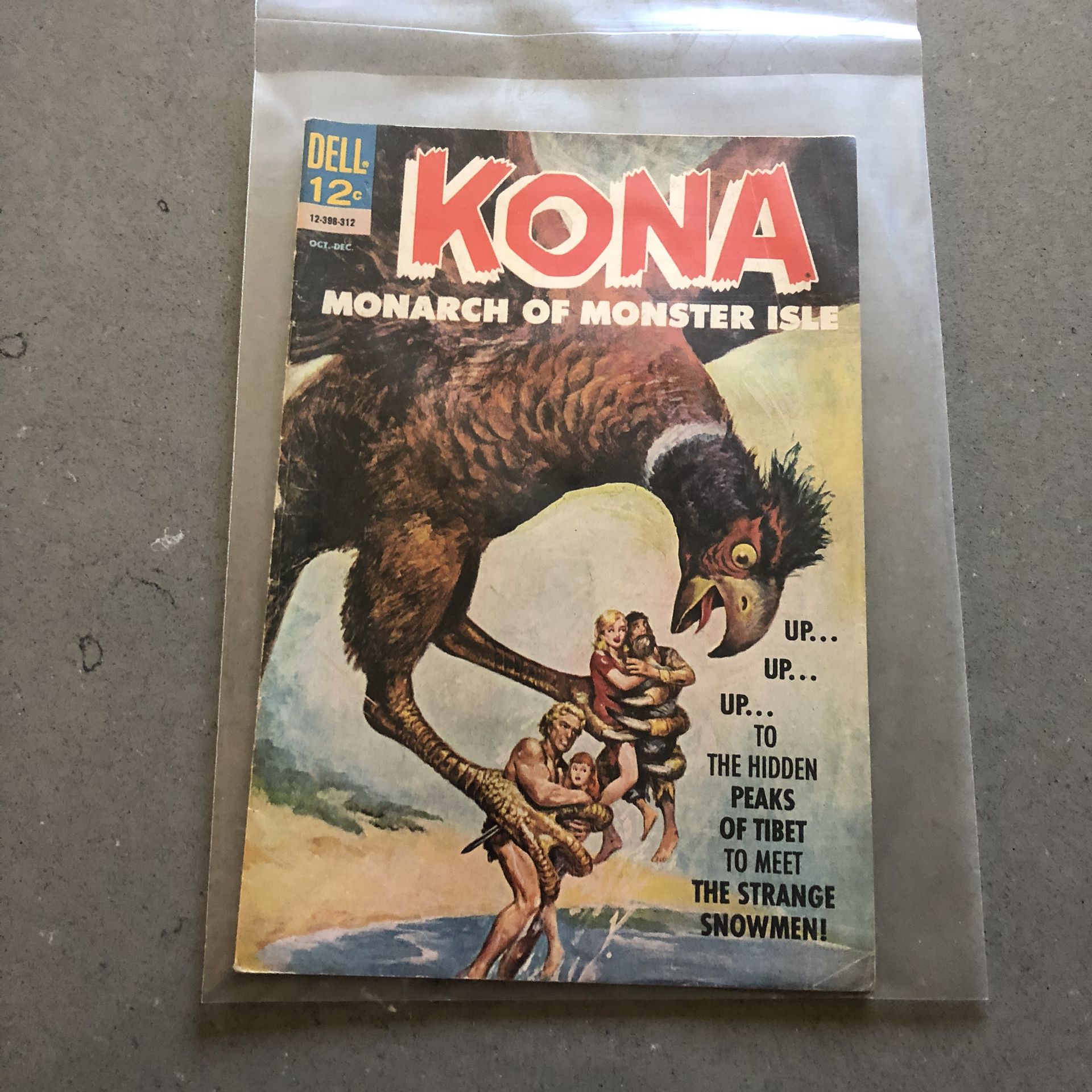 Dell comics October to December 19 $.63 Kona Monarch of the monster Isle Comic book