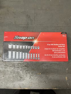 Snap On SAE shallow & deep Flank Drive socket set - 1/4 - 7/8