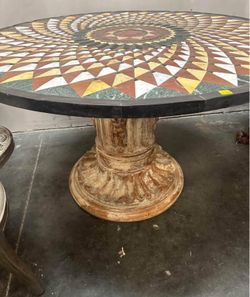 Italian Pietra Dura Marble Table