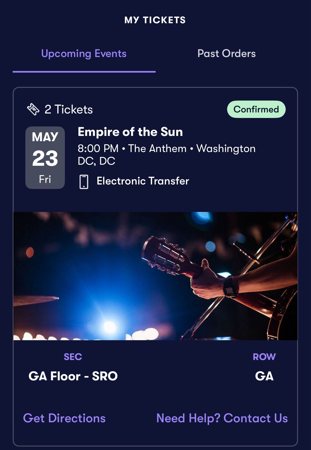Empire of the Sun Concert Tickets (2)